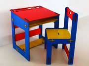 tavolino in legno con sedia per bambini